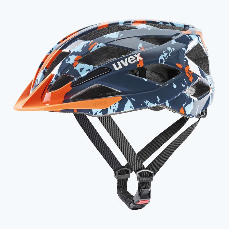 Dětská cyklistická helma UVEX Air Wing 2 papaya/bubble blue 8