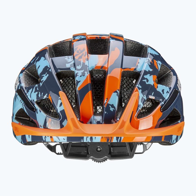 Dětská cyklistická helma UVEX Air Wing 2 papaya/bubble blue 9