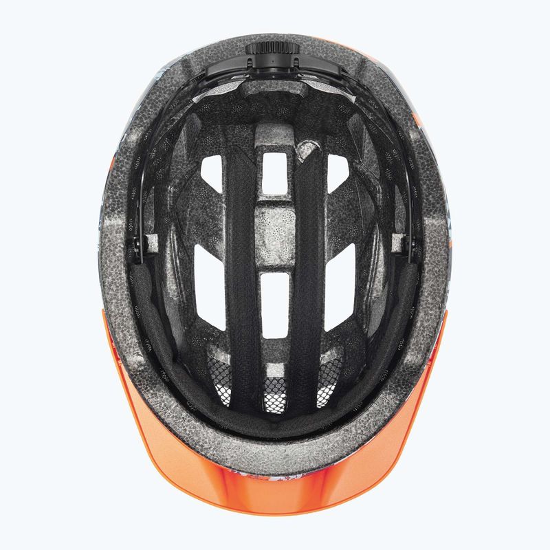 Dětská cyklistická helma UVEX Air Wing 2 papaya/bubble blue 12