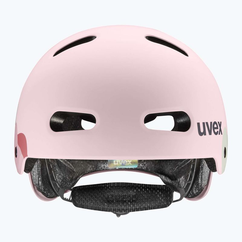 Dětská helma UVEX Kid 4 Style strawberry/matcha matt 9