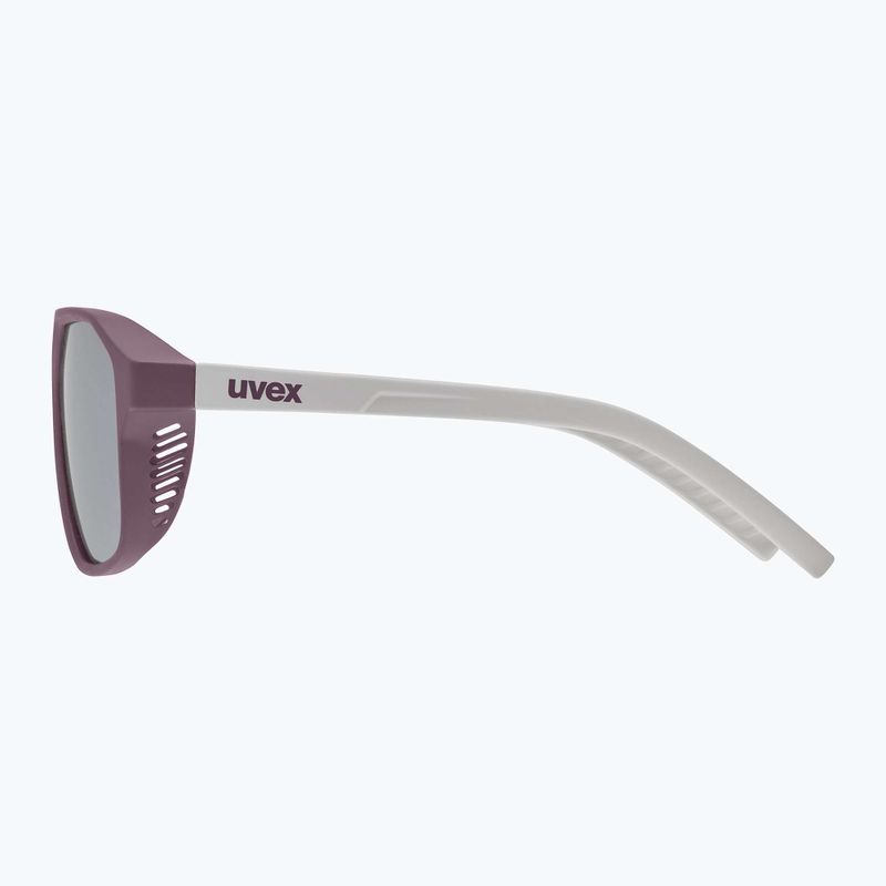 Dětské sluneční brýle UVEX Cosmic Jr cranberry/grey matt/mirror silver 5
