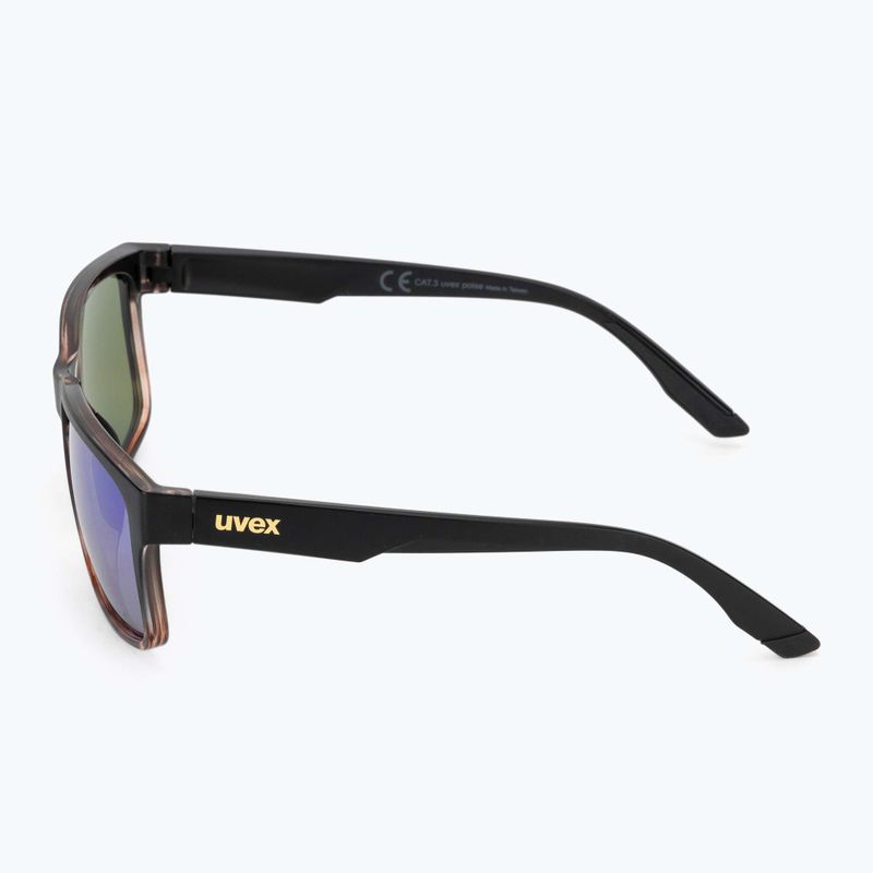 Sluneční brýle UVEX Poise black demi matt/mirror green 4