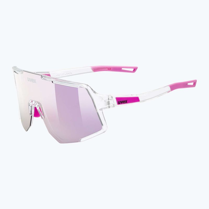 Sluneční brýle UVEX Sequenze clear/mirror pink