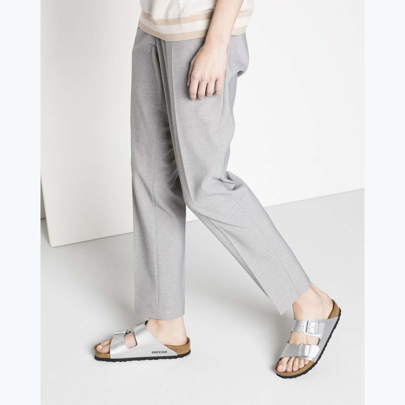 Dámské pantofle BIRKENSTOCK  Arizona BF Narrow silver 11