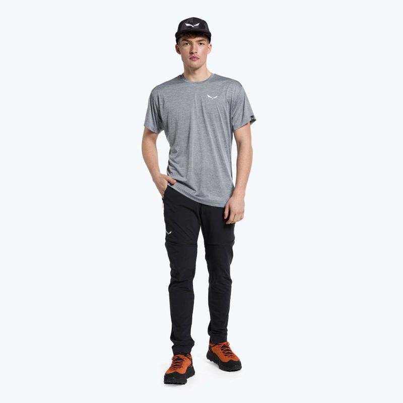 Salewa pánské trekové tričko Puez Melange Dry grey 00-0000026537 2