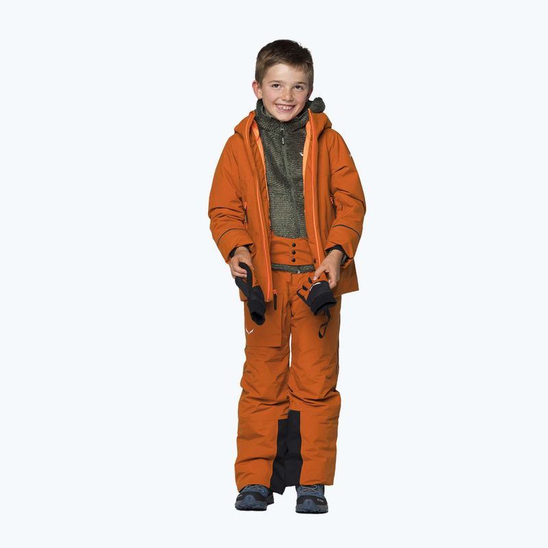 Dětská lyžařská bunda Salewa Sella Ptx/Twr oranžová 00-0000028490
