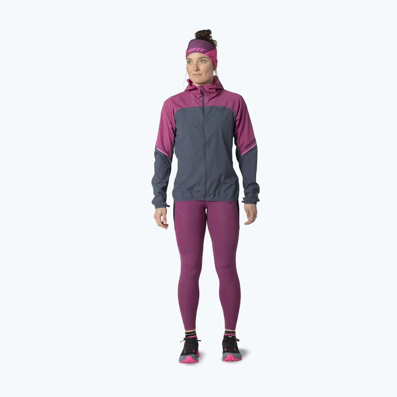 Dámská běžecká bunda DYNAFIT Alpine Wind magenta 2
