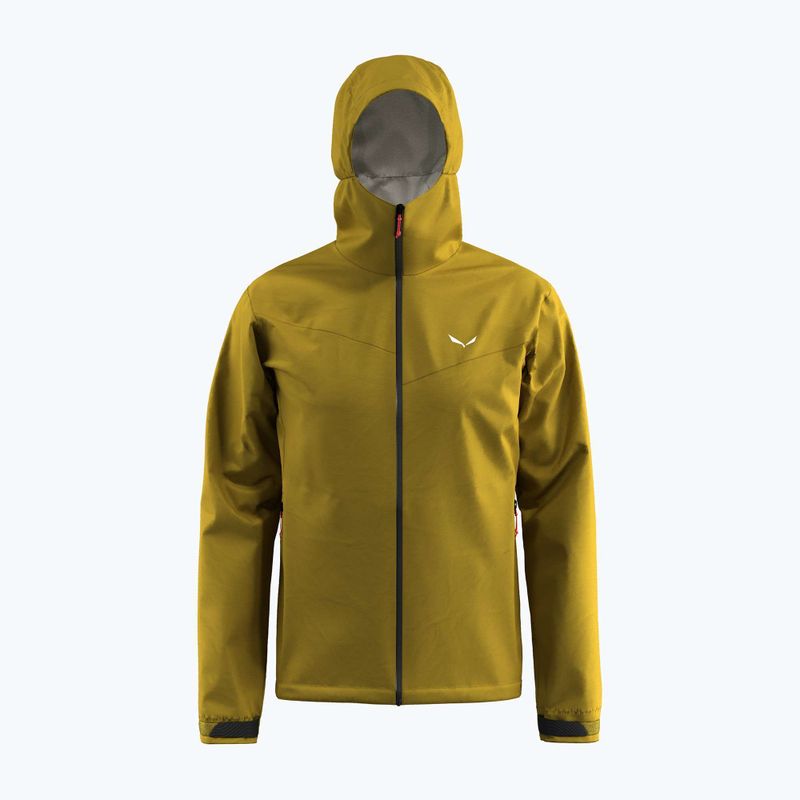 Pánská nepromokavá bunda Salewa Puez Aqua 4 PTX 2.5L olive oil/0910 6
