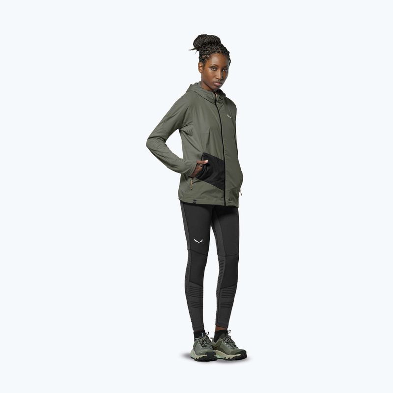 Dámská větrovka Salewa Pedroc Polarlite Wind Hood faded green 2