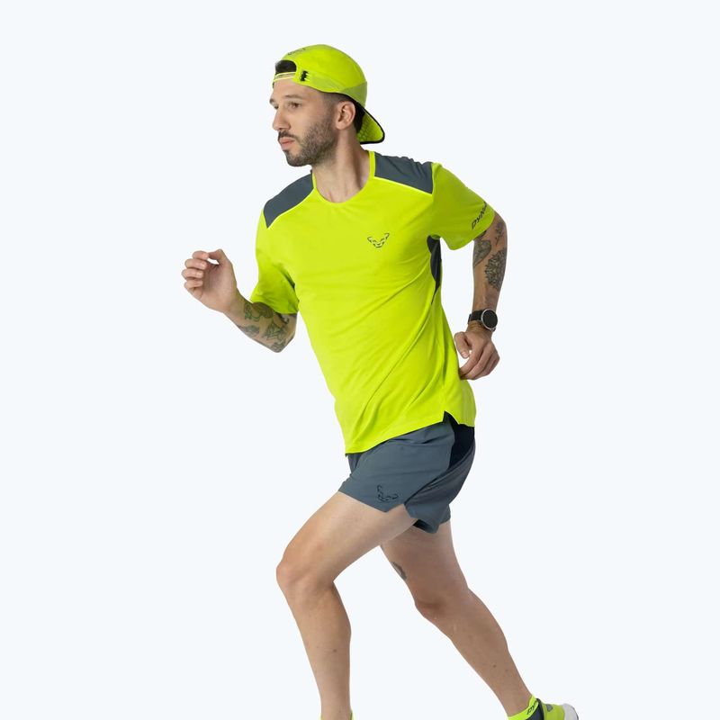 Pánské běžecké tričko DYNAFIT Sky ultra yellow 2