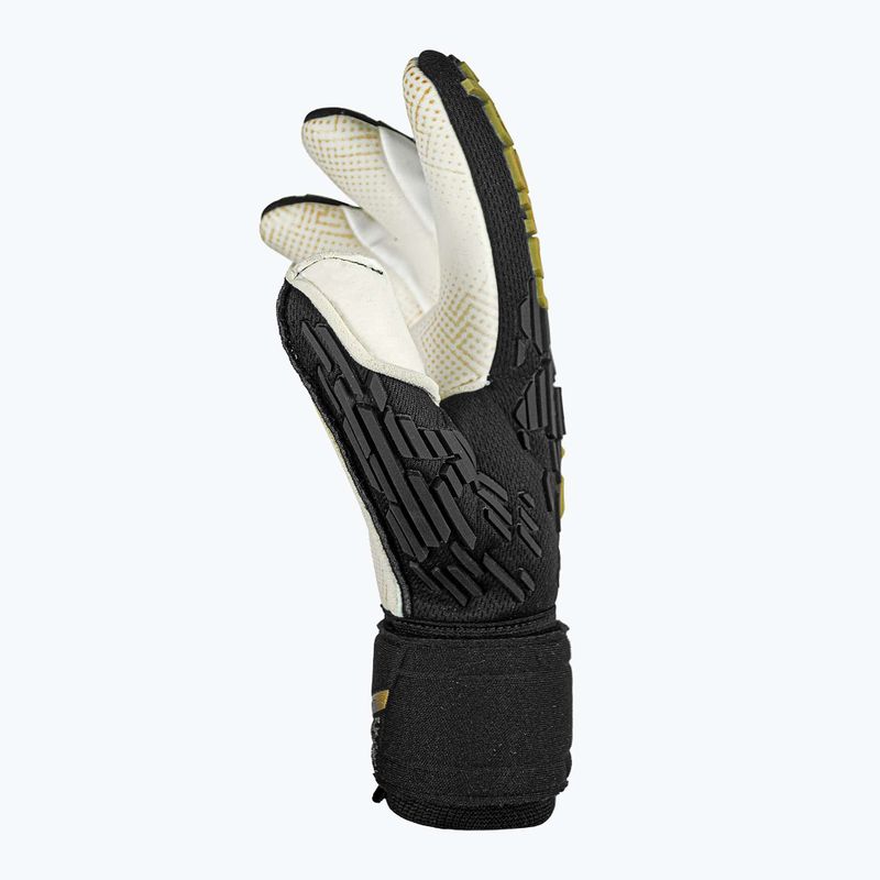 Brankářské rukavice Reusch Attrakt Freegel Gold X GluePrint Finger Support black/gold 4
