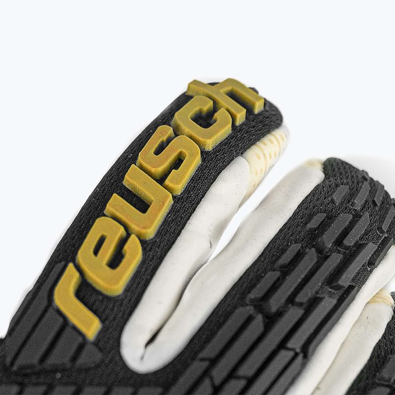 Brankářské rukavice Reusch Attrakt Freegel Gold X GluePrint Finger Support black/gold 5