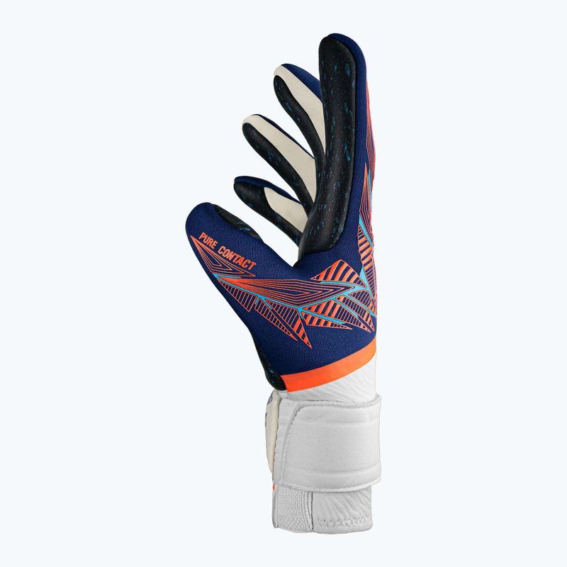 Brankářské rukavice Reusch Pure Contact Fusion premium blue/electric orange/black 4