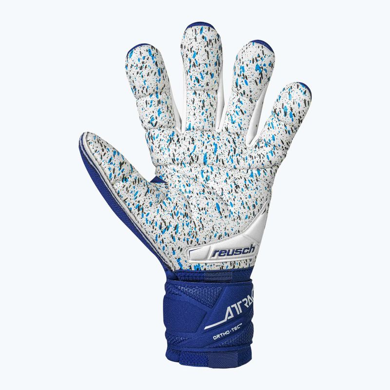 Brankářské rukavice Reusch Attrakt Freegel Fusion Ortho-Tec premium blue/white 3