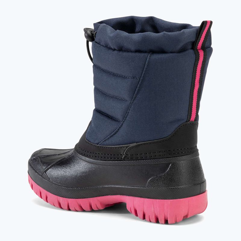 Juniorské sněhule KangaROOS K-Ben dk navy / daisy pink 3