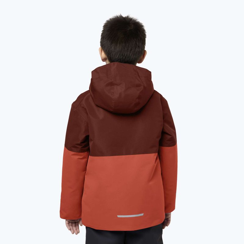 Dětská péřová bunda Jack Wolfskin Actamic 2L Ins coral orange 2