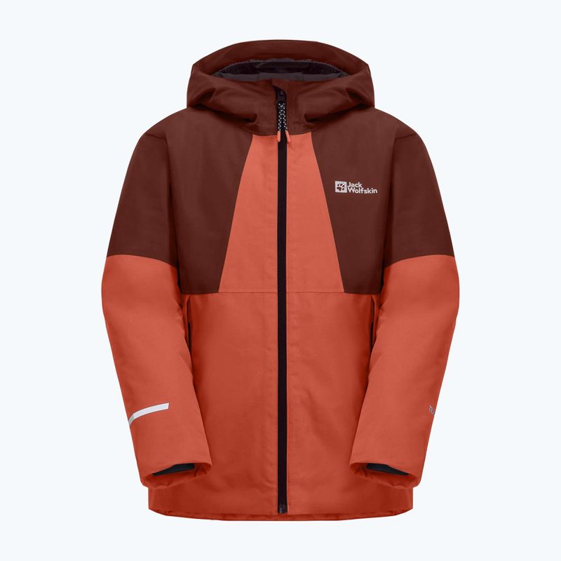 Dětská péřová bunda Jack Wolfskin Actamic 2L Ins coral orange 4