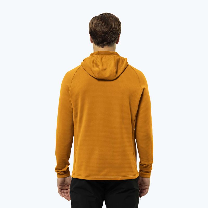 Pánská fleecová mikina Jack Wolfskin Kolbenberg Hooded Fz safflower 2