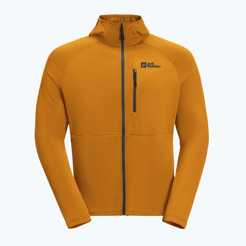 Pánská fleecová mikina Jack Wolfskin Kolbenberg Hooded Fz safflower 6