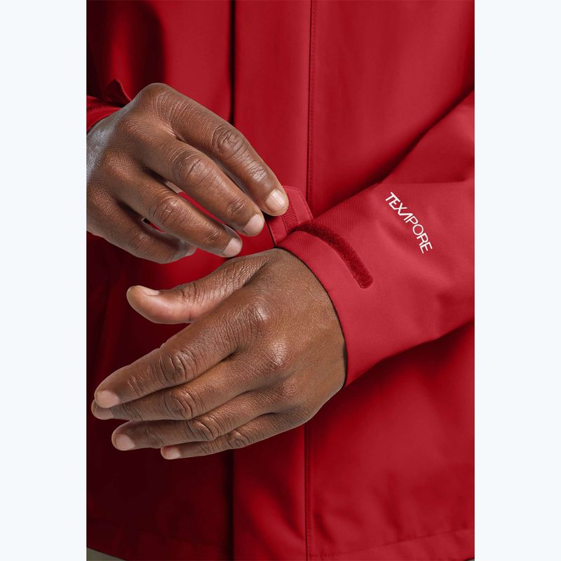 Pánská bunda do deště Jack Wolfskin Trailtime 2L adrenaline red 5