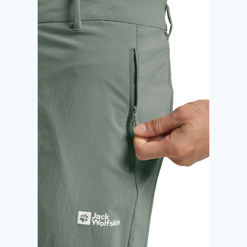 Pánské trekové kalhoty Jack Wolfskin Hikeout slate green 5