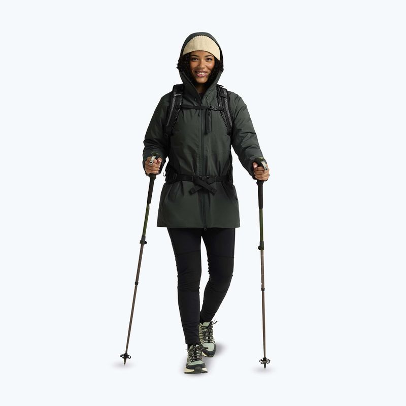 Dámská péřová bunda Jack Wolfskin Icecape 2L Down Ins Rds slate green 2