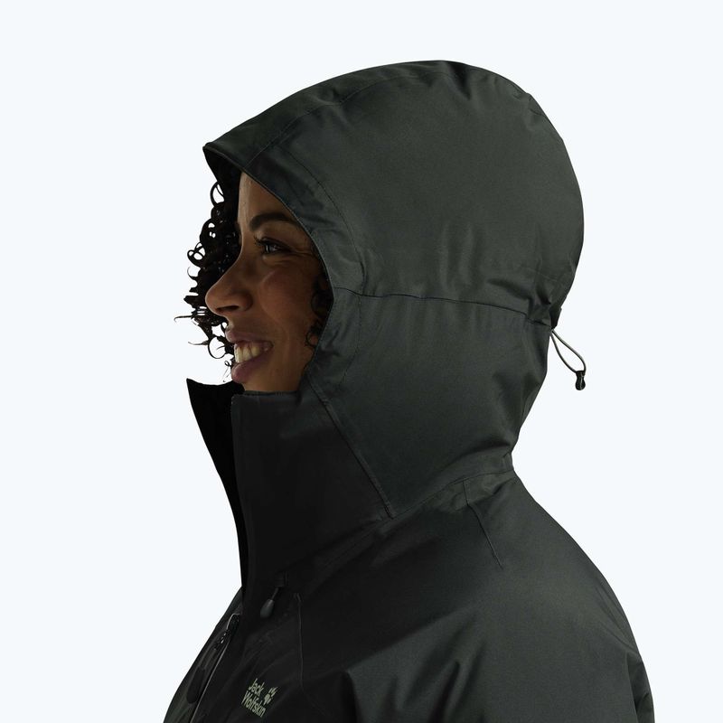 Dámská péřová bunda Jack Wolfskin Icecape 2L Down Ins Rds slate green 4