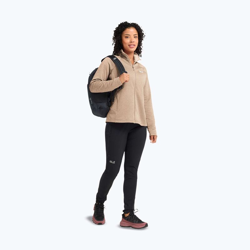 Dámská fleecová mikina Jack Wolfskin Anytrail Full Zip oat 2