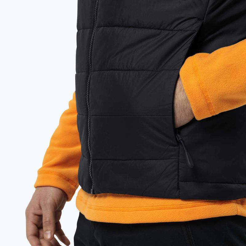 Jack Wolfskin pánská turistická bunda bez rukávů Lapawa Ins černá 4
