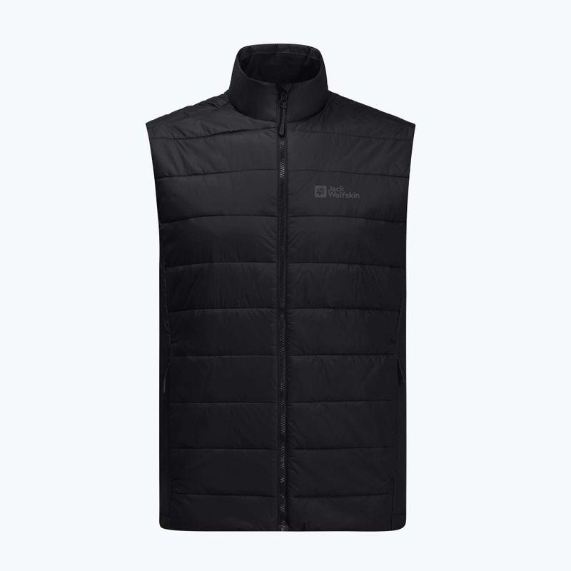 Jack Wolfskin pánská turistická bunda bez rukávů Lapawa Ins černá 6