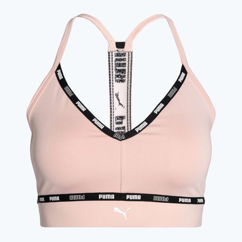PUMA Low Impact Puma Strong Strappy fitness podprsenka růžová 522225 66