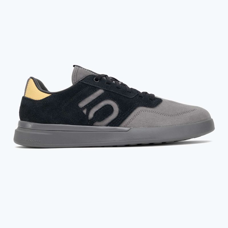 Pánské cyklistické boty na platformě adidas FIVE TEN Sleuth core black/charcoal/oat platform 2