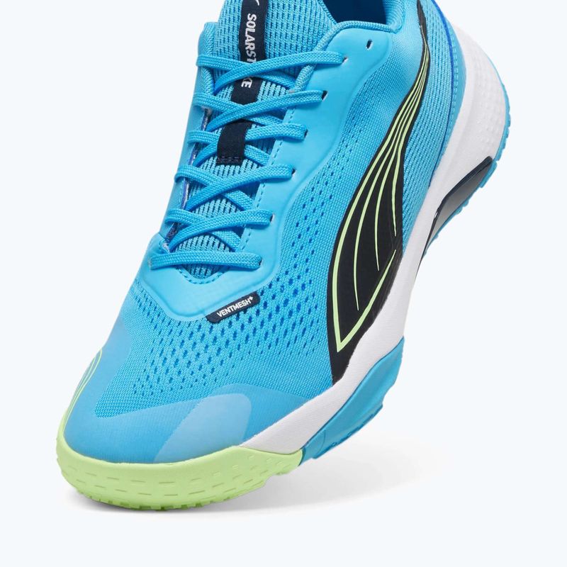 Pánské sálové boty PUMA Solarstrike III luminous blue/club navy/fizzy apple 8