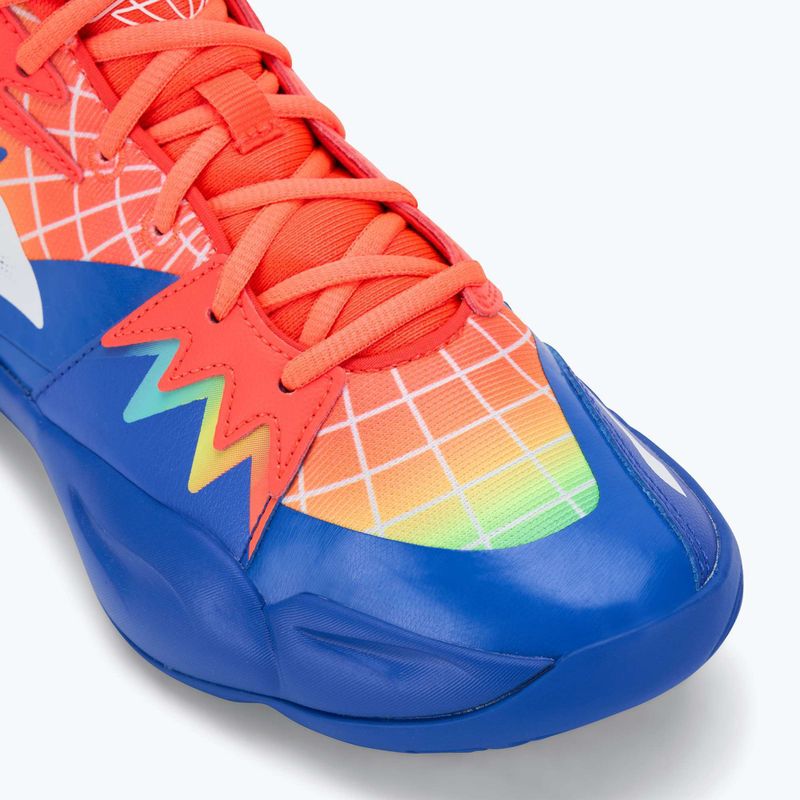 Pánské basketbalové boty PUMA Genetics Marcus Smart royal sapphire/red blast 8