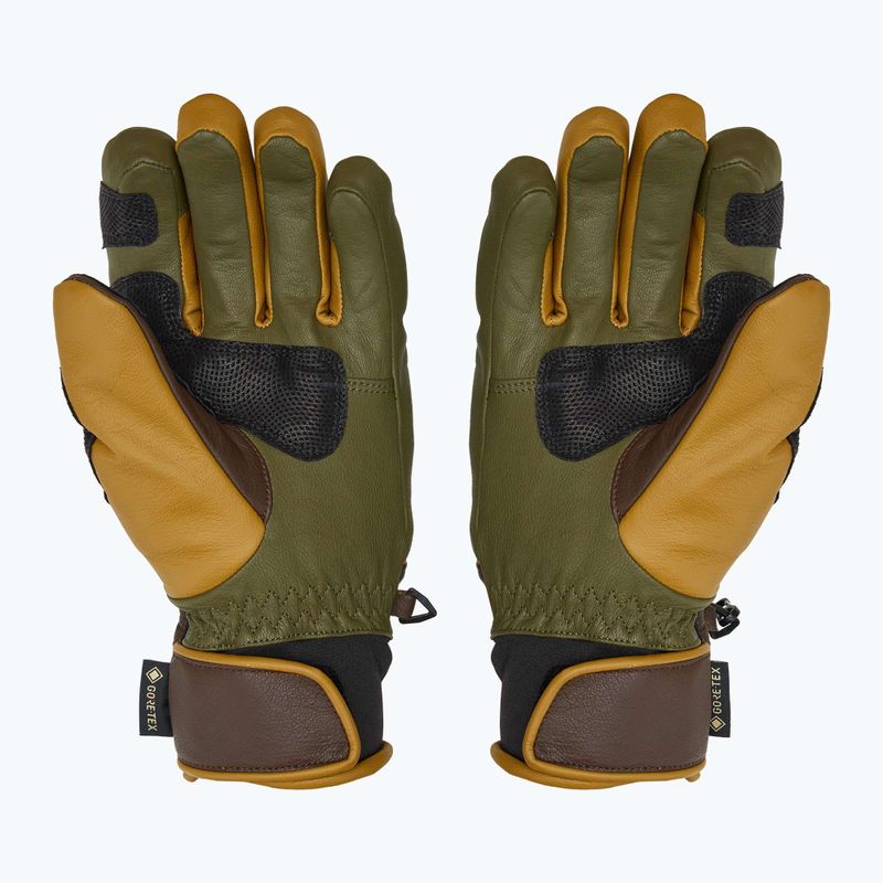 Pánské lyžařské rukavice ZIENER Guard GTX + Gore Grip PR alpine dark/brown 3