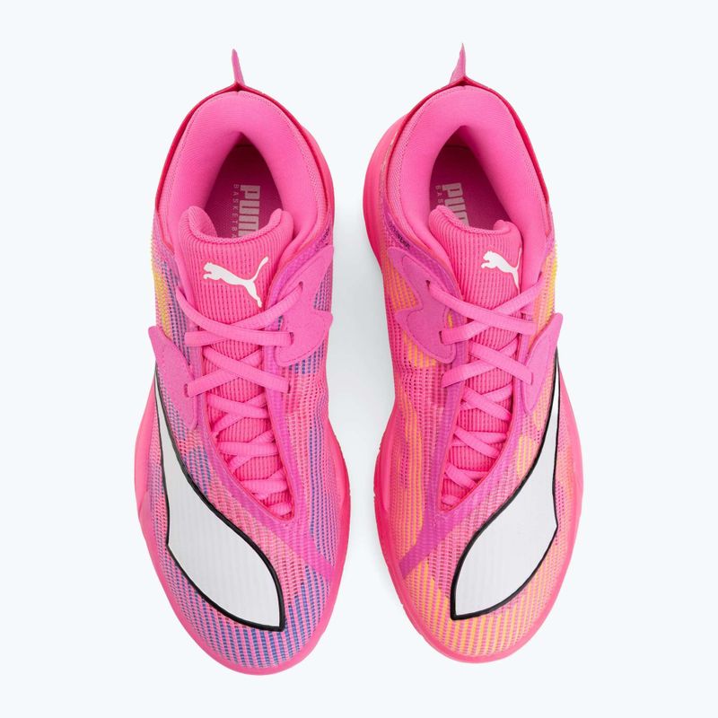 Basketbalové boty PUMA All-Pro NITRO 2 Showtime poison pink/bright aqua/lime squeeze 5