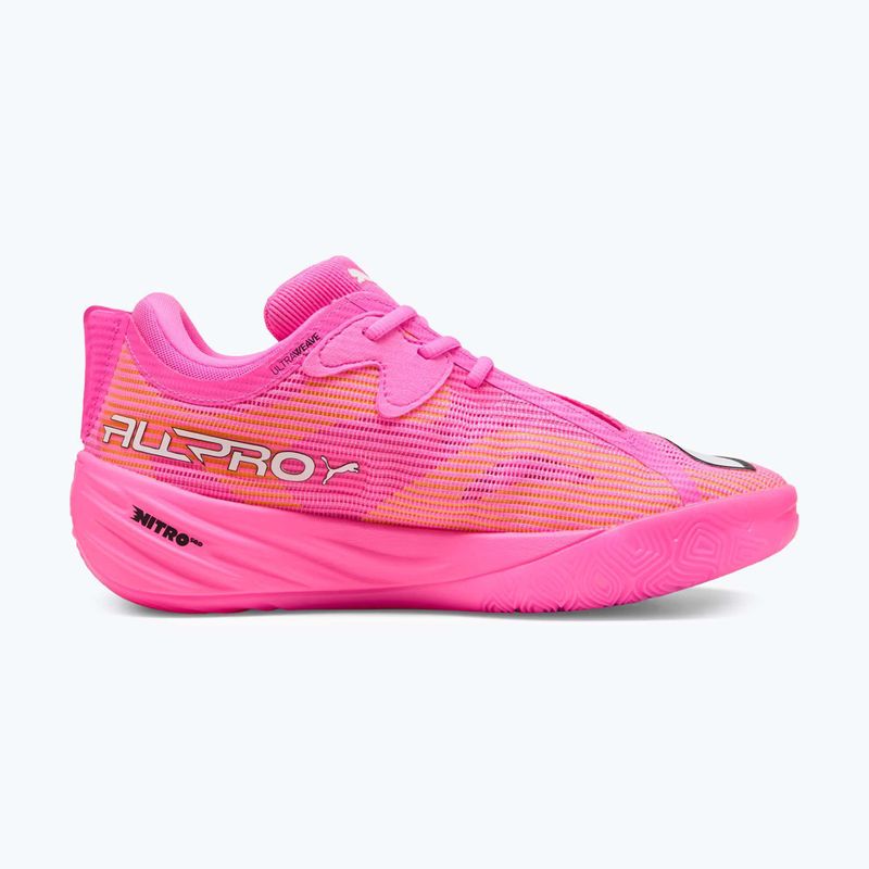 Basketbalové boty PUMA All-Pro NITRO 2 Showtime poison pink/bright aqua/lime squeeze 9