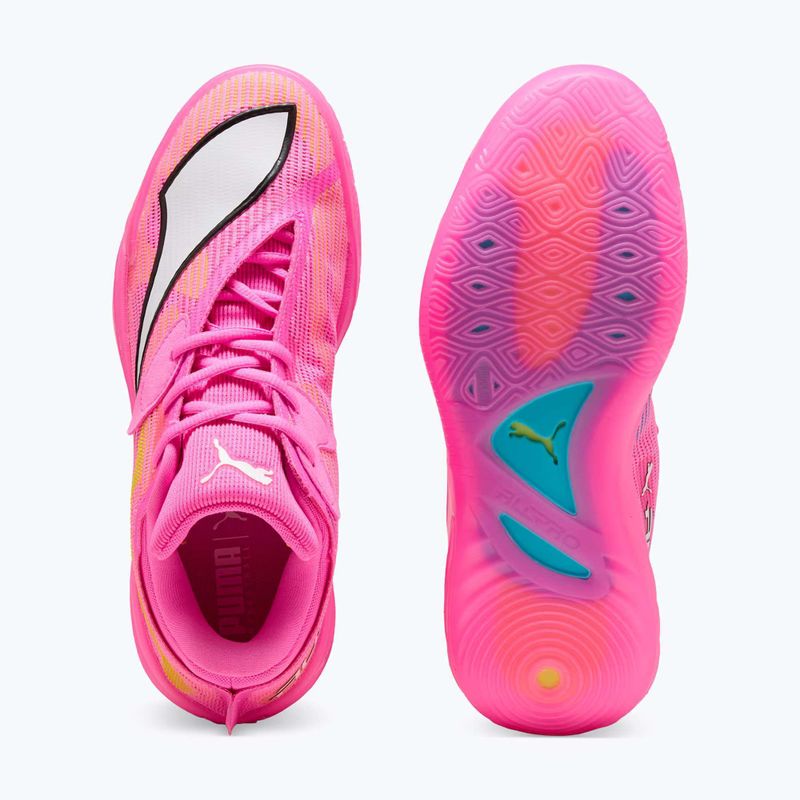 Basketbalové boty PUMA All-Pro NITRO 2 Showtime poison pink/bright aqua/lime squeeze 10