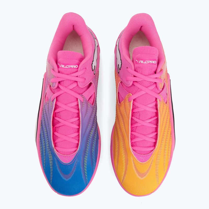 Basketbalové boty PUMA All-Pro NITRO 2 Elite poison pink/ultra blue/lime squeeze 5