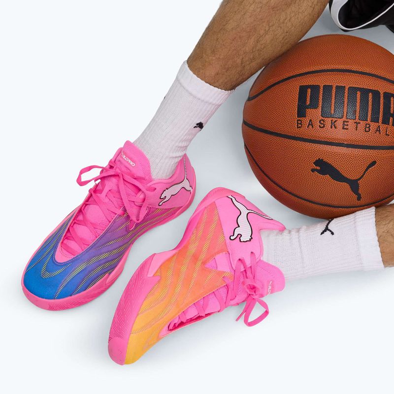 Basketbalové boty PUMA All-Pro NITRO 2 Elite poison pink/ultra blue/lime squeeze 13