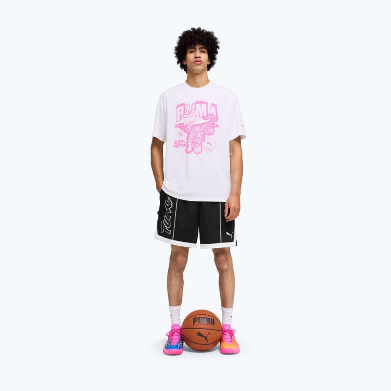 Basketbalové boty PUMA All-Pro NITRO 2 Elite poison pink/ultra blue/lime squeeze 14