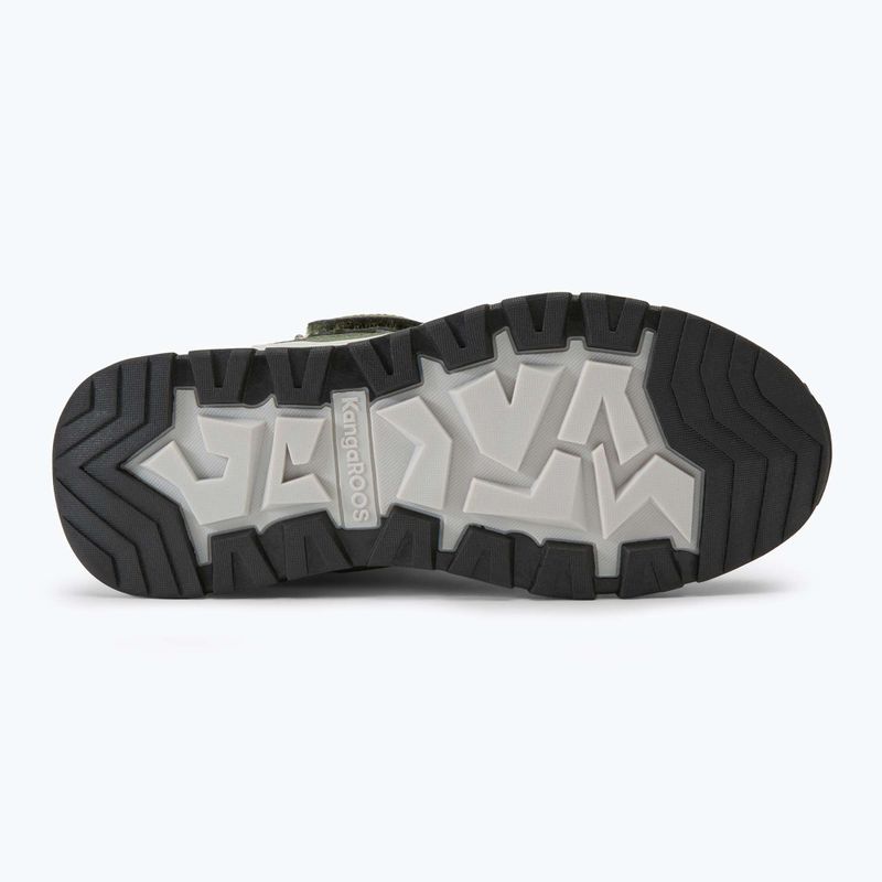Juniorské sněhule KangaROOS K-MJ Edison EV RTX SL olive / limetta dino 4