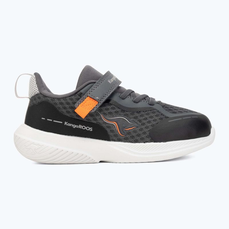 Dětské boty KangaROOS K-RDI Pebble EV steel grey/neon orange 2