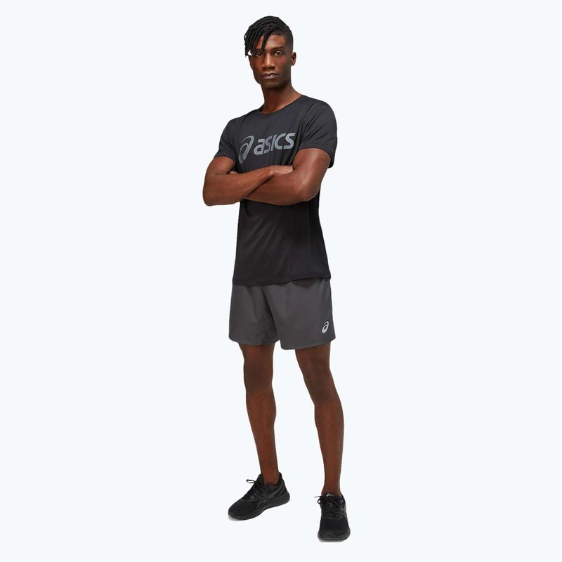 Pánské běžecké tričko ASICS Core Top performance black/carrier grey 2
