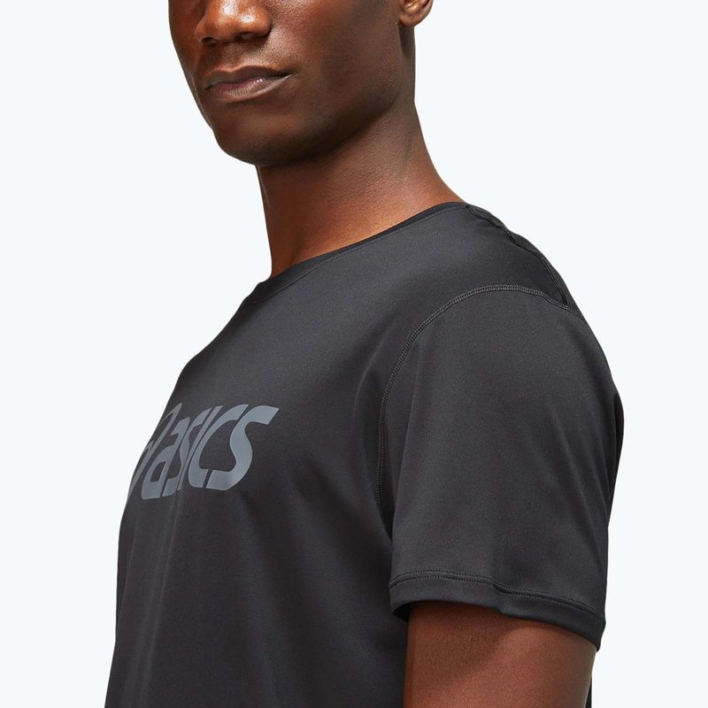 Pánské běžecké tričko ASICS Core Top performance black/carrier grey 5