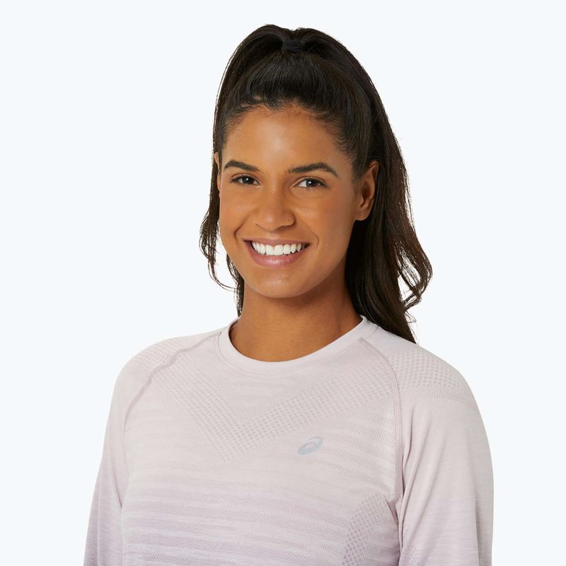 Dámské běžecké tričko longsleeve  ASICS Seamless watershed rose/dusty mauve 4