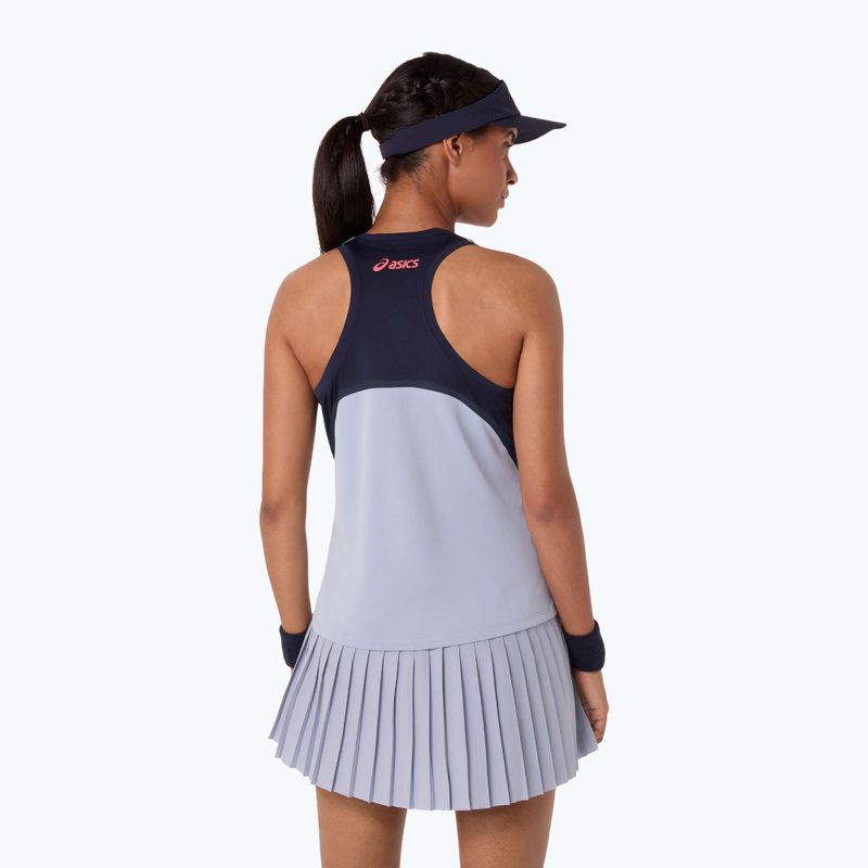 Dámské tenisové tílko ASICS Match Tank W grey/blue 3