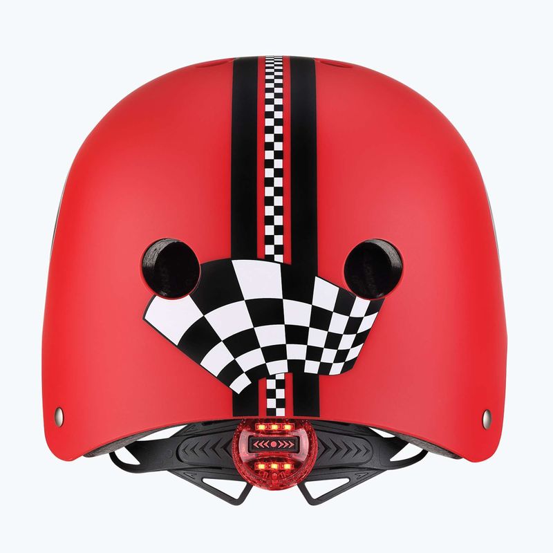 Dětská helma Globber Elite Lights new red racing 4