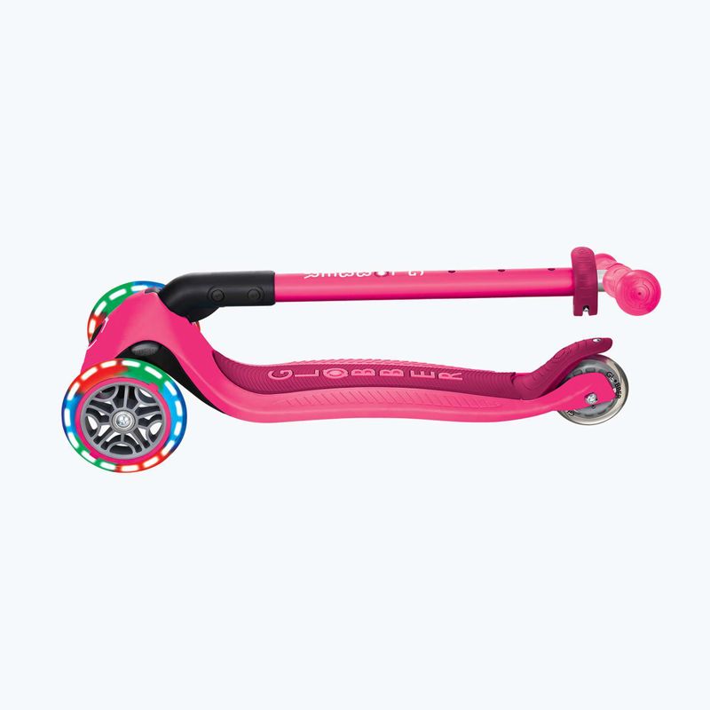 Dětská tříkolová koloběžka Globber Primo Foldable Lights fuchsia 8