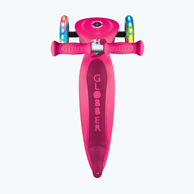 Dětská tříkolová koloběžka Globber Primo Foldable Lights fuchsia 9